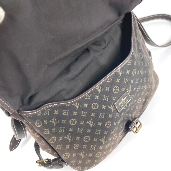 LOUIS VUITTON Saumur 30 Crossbody Shoulder Bag Monogram Mini Lin - Picture 11 of 14